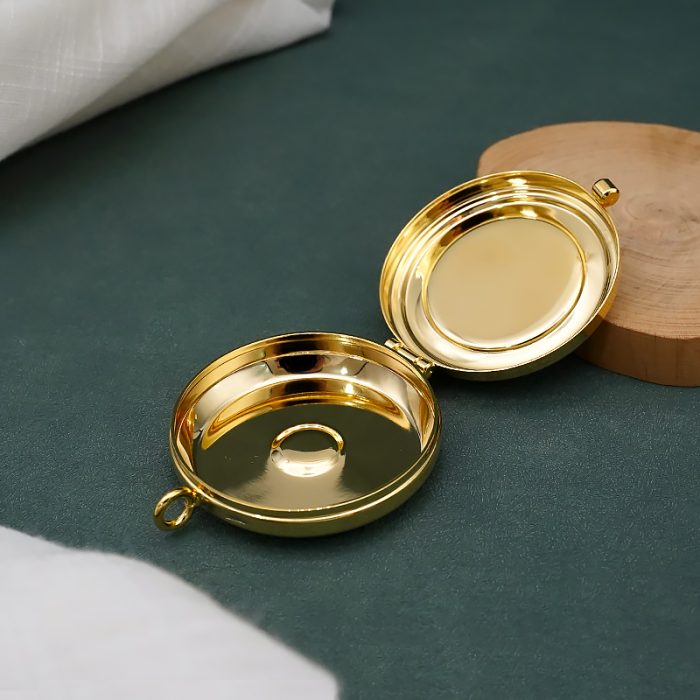 【现货】便携圣体盒-圣爵和平符号-直径5cm Catholic religious art