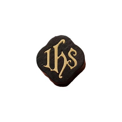 DIY双通-JHS-十字架-黄铜嵌木-黑檀木-1.2cm