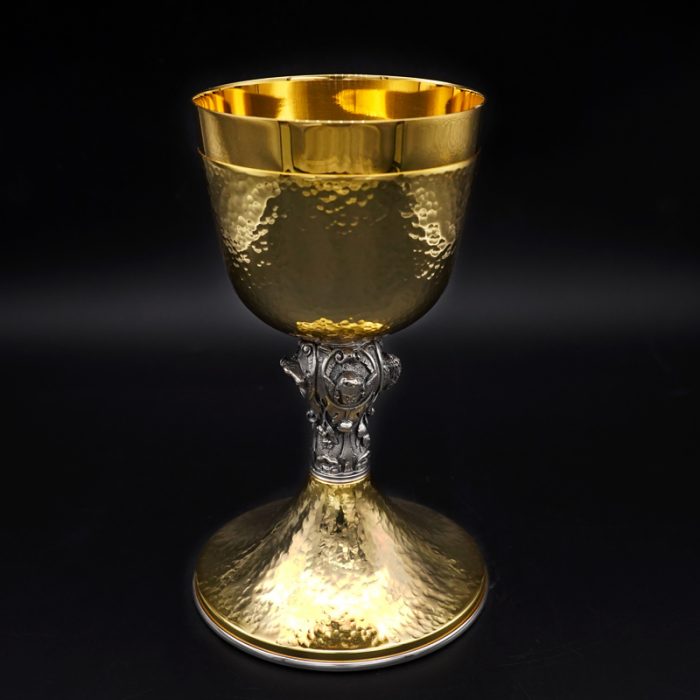 【现货】圣爵21.5厘米圣爵铜镀24k金 Catholic religious art