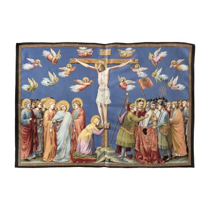 挂毯-乔托十字架-提花针织-大号-132x94厘米