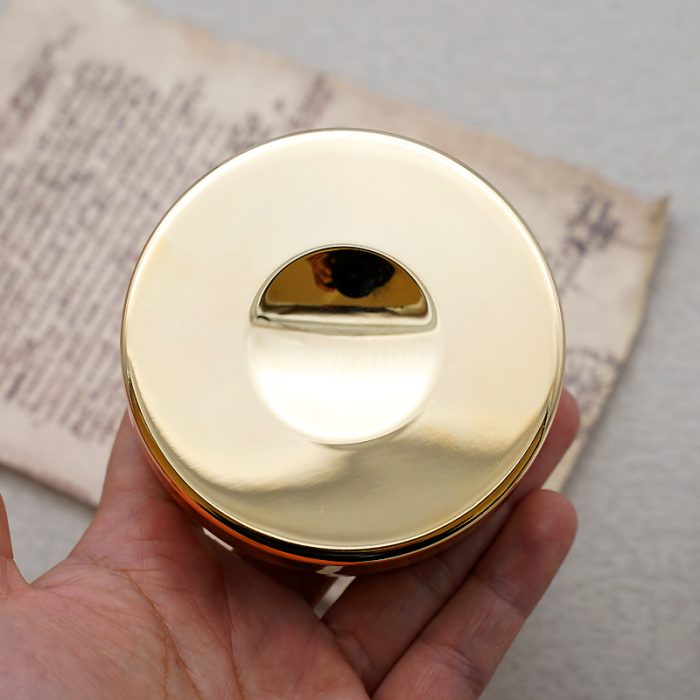 【现货】圣体盒-十字架-8x8cm Catholic religious art