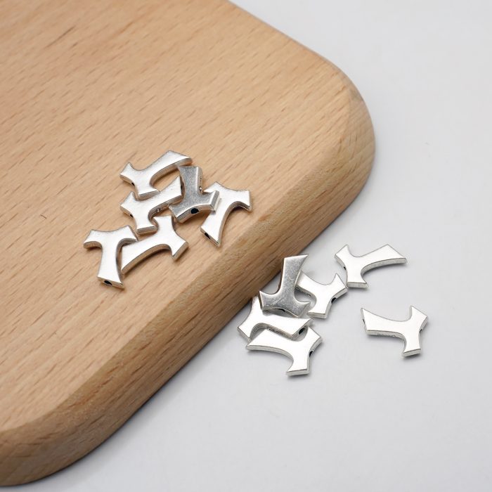 DIY双通-TAU十字架-方济各-锌合金-1.4cm Catholic religious art