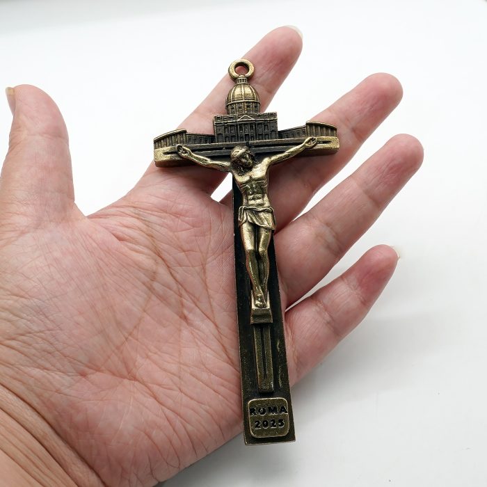 挂件-禧年十字架-圣伯多禄-12X6cm Catholic religious art