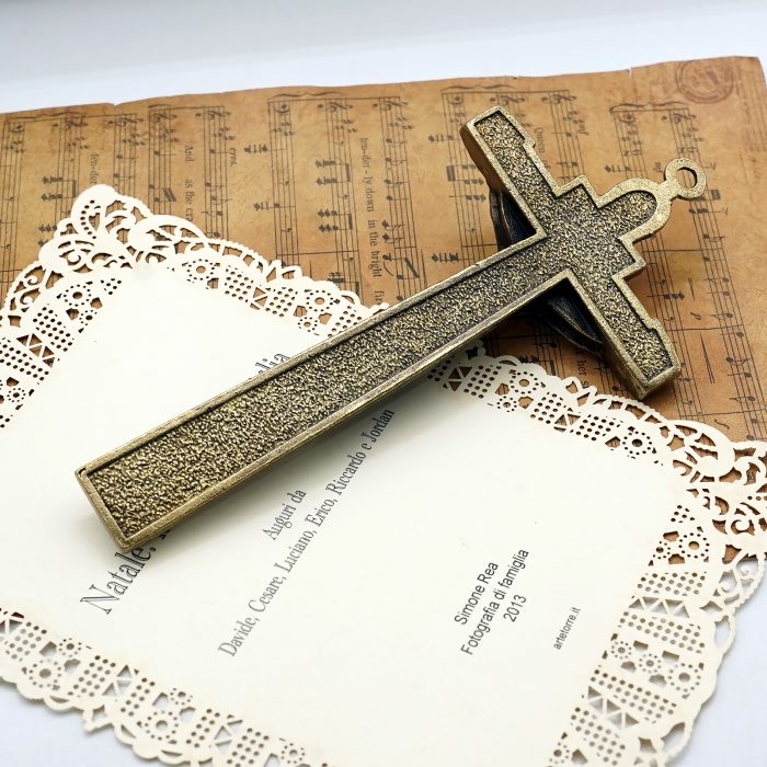 挂件-禧年十字架-圣伯多禄-12X6cm Catholic religious art