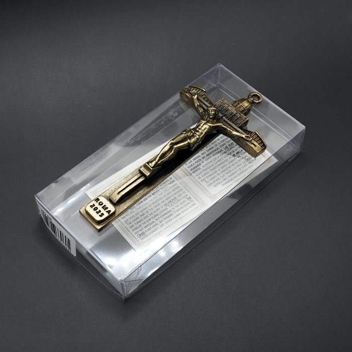 挂件-禧年十字架-圣伯多禄-12X6cm Catholic religious art