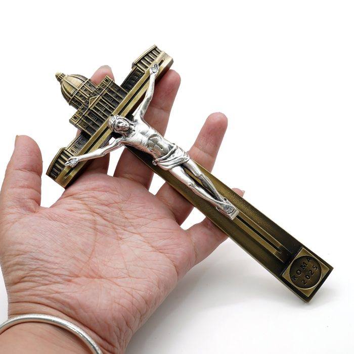 挂件-禧年十字架-圣伯多禄-20X10cm Catholic religious art