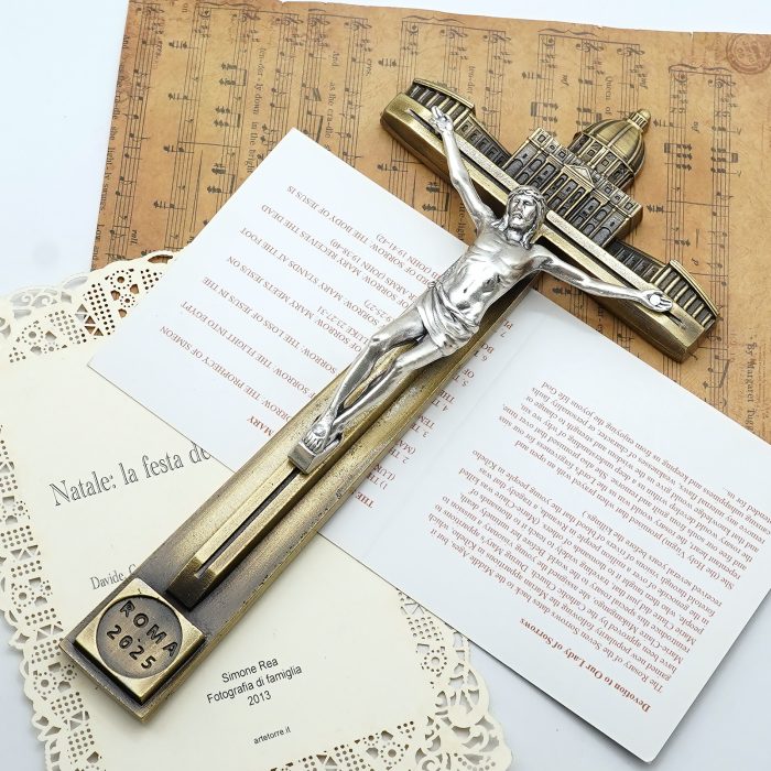 挂件-禧年十字架-圣伯多禄-20X10cm Catholic religious art