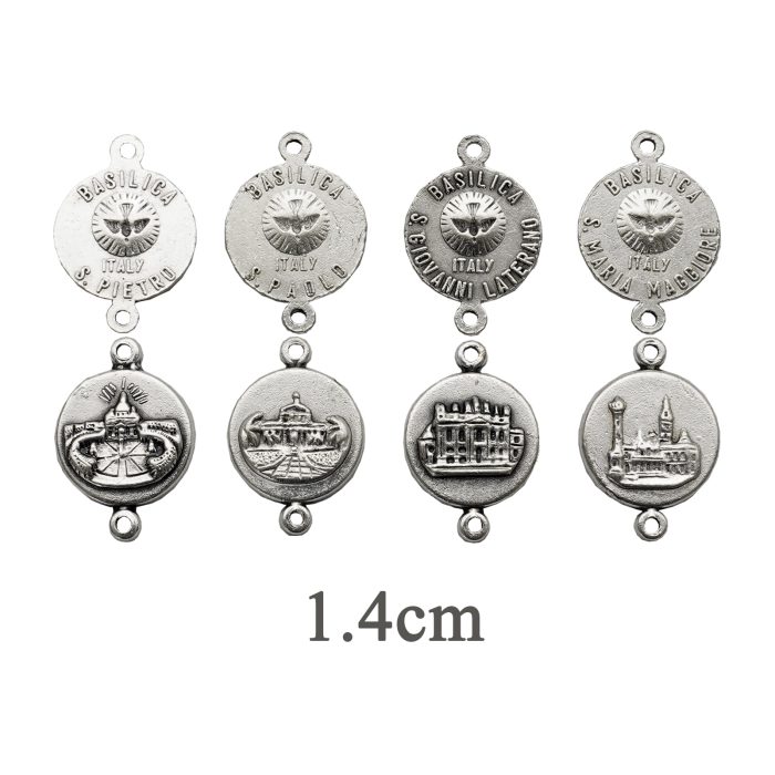 DIY套装-四大殿-圆形-锌合金-1.4cm Catholic religious art