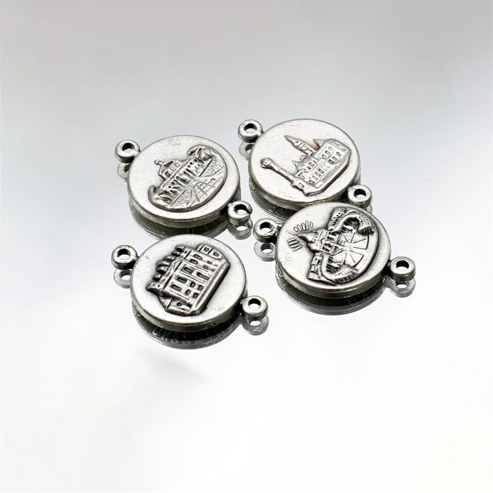 DIY套装-四大殿-圆形-锌合金-1.4cm Catholic religious art