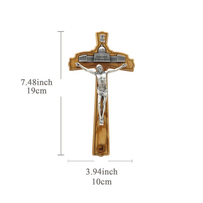 十字架-挂件-禧年-伯多禄大殿-19x10cm Catholic religious art