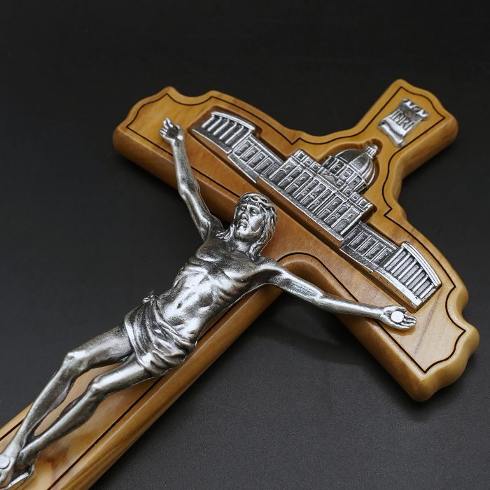 十字架-挂件-禧年-伯多禄大殿-19x10cm Catholic religious art