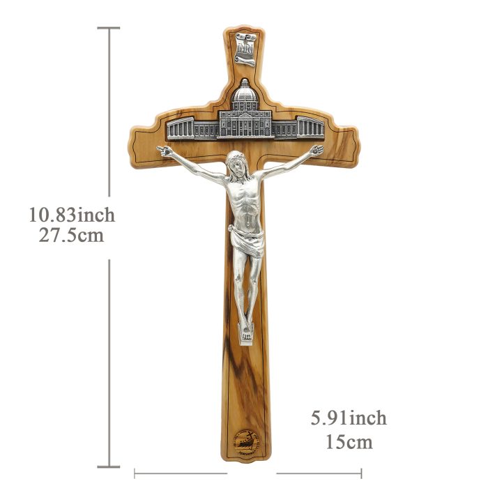 十字架-挂件-禧年-伯多禄大殿-27.5x15cm Catholic religious art