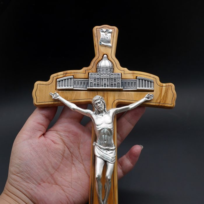 十字架-挂件-禧年-伯多禄大殿-27.5x15cm Catholic religious art