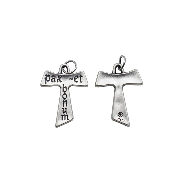 DIY十字架-TAU平安与美善-2.5x2.0cm Catholic religious art