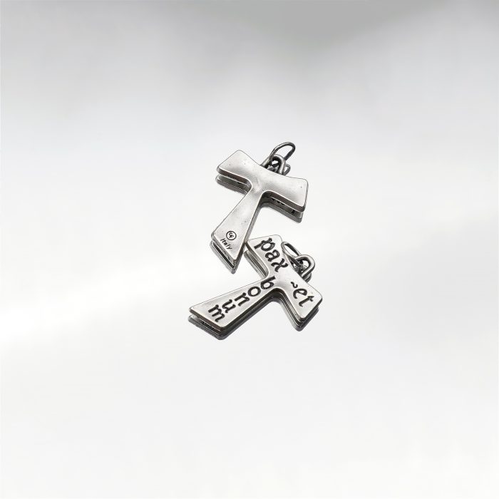 DIY十字架-TAU平安与美善-2.5x2.0cm Catholic religious art