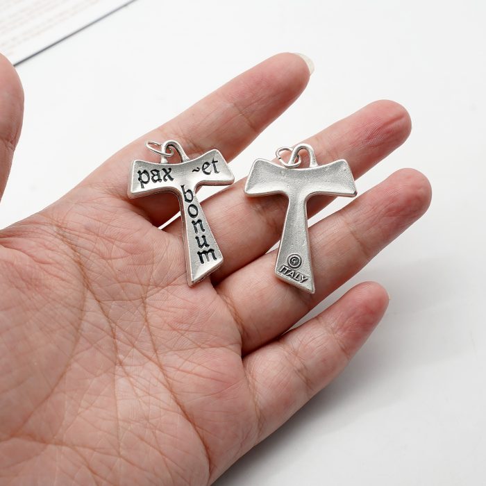 DIY十字架-TAU平安与美善-3.6x3.0cm Catholic religious art