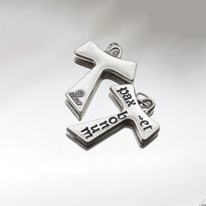 DIY十字架-TAU平安与美善-3.6x3.0cm Catholic religious art