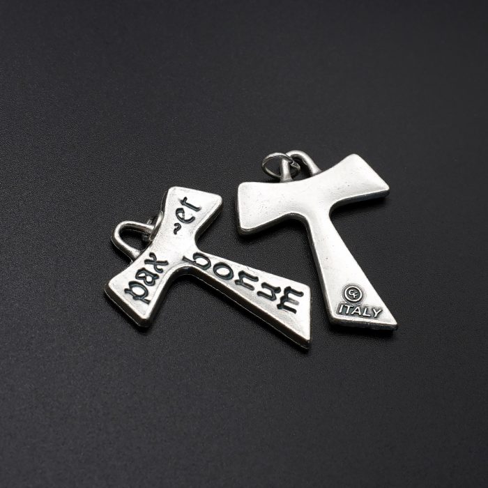 DIY十字架-TAU平安与美善-3.6x3.0cm Catholic religious art