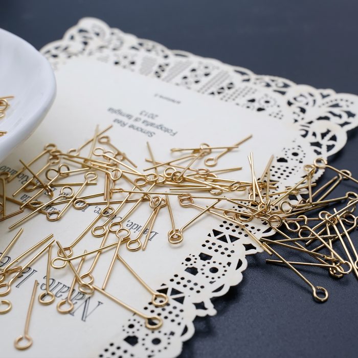 DIY配件-金色九字针-不锈钢镀金-10克 Catholic religious art