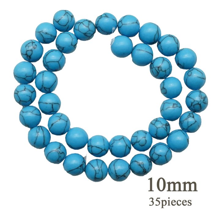 DIY珠子-蓝松石6/8mm Catholic religious art