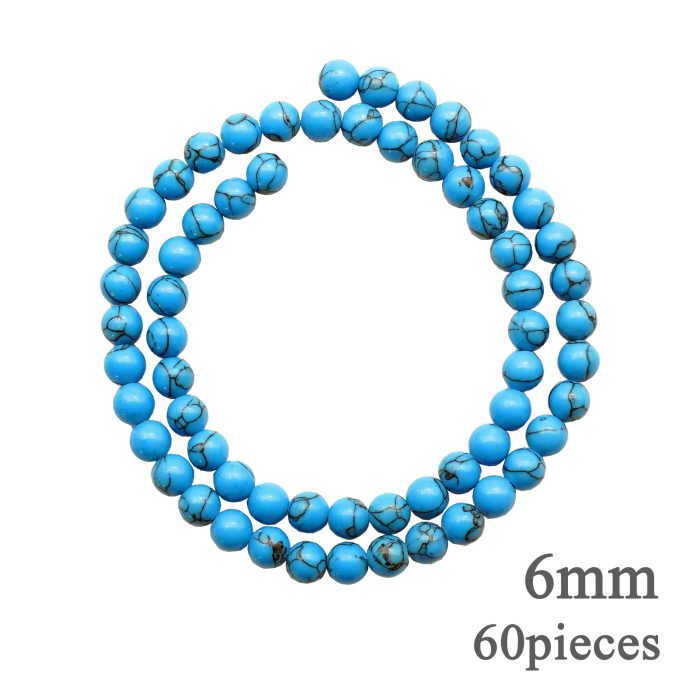 DIY珠子-蓝松石6/8mm Catholic religious art