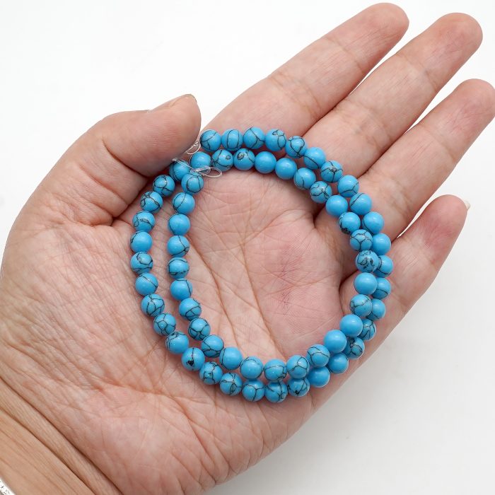 DIY珠子-蓝松石6/8mm Catholic religious art