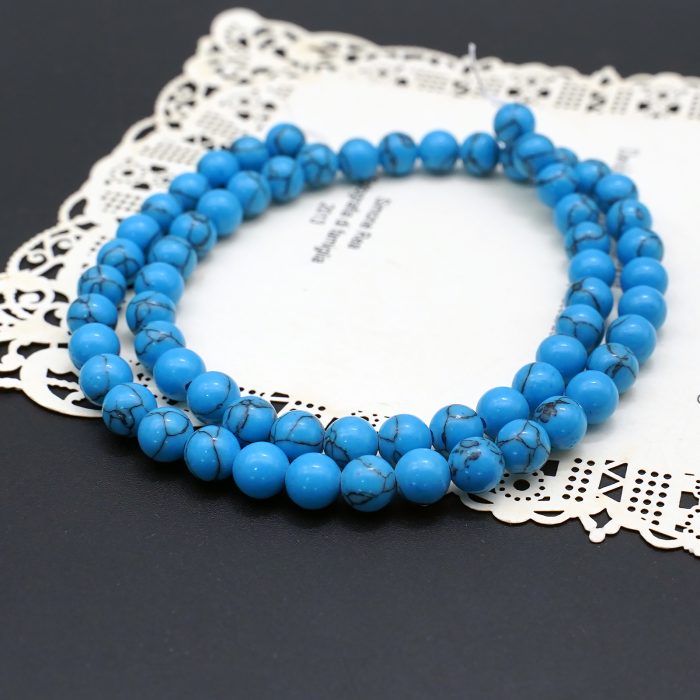 DIY珠子-蓝松石6/8mm Catholic religious art