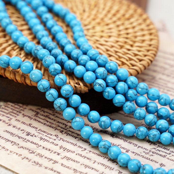 DIY珠子-蓝松石6/8mm Catholic religious art