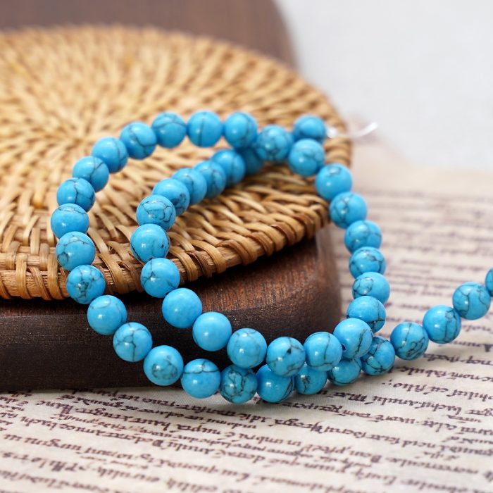 DIY珠子-蓝松石6/8mm Catholic religious art