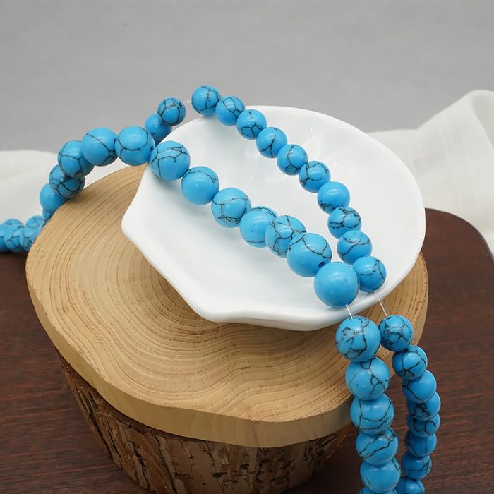 DIY珠子-蓝松石6/8mm Catholic religious art