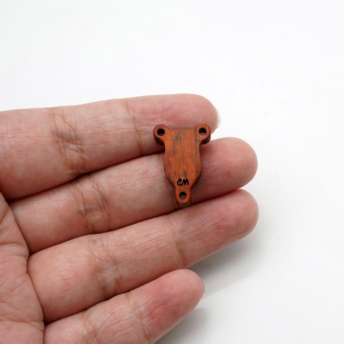 DIY三通-圣母-紫檀黑檀橄榄木-1.6x0.9cm Catholic religious art