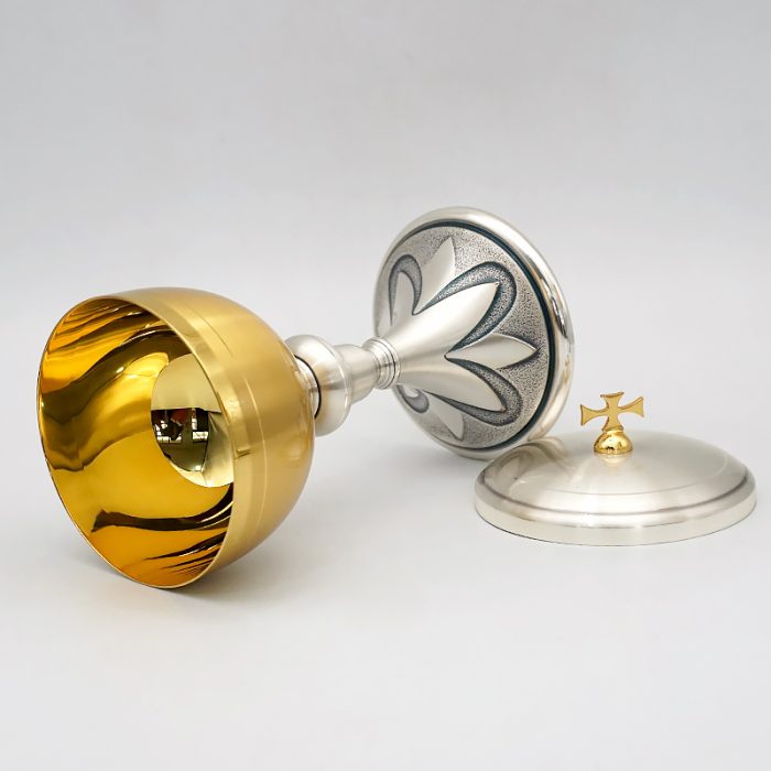 【现货】铜镀24k金-圣爵圣体杯套装21cm Catholic religious art