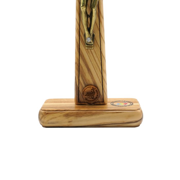 十字架-摆件-禧年-伯多禄大殿-铜色带底座-20x10cm Catholic religious art