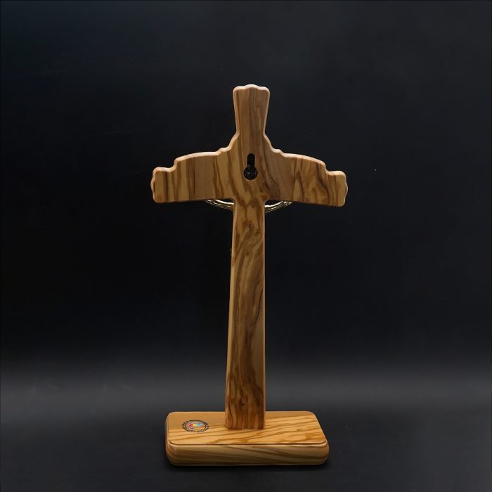 十字架-摆件-禧年-伯多禄大殿-铜色带底座-30x15cm Catholic religious art