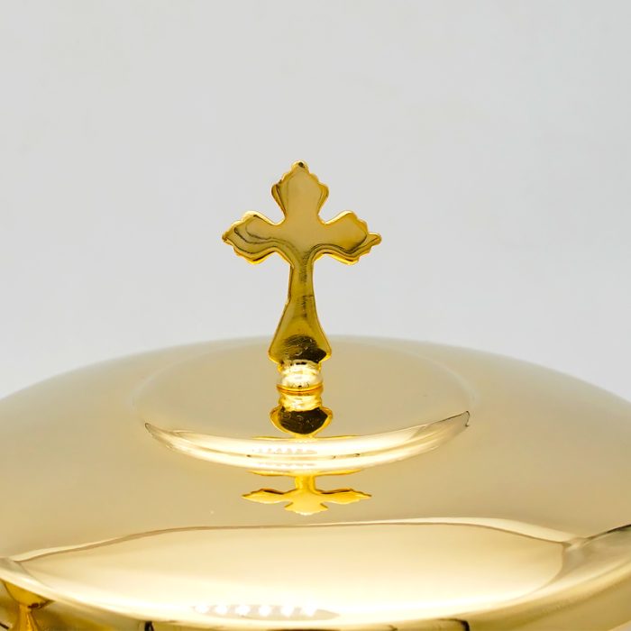 【现货】圣体盒 金色 高19.5厘米 Catholic religious art