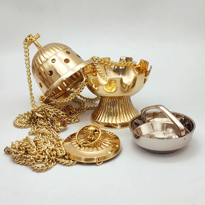 【现货】提炉-带十字架-高18厘米 Catholic religious art