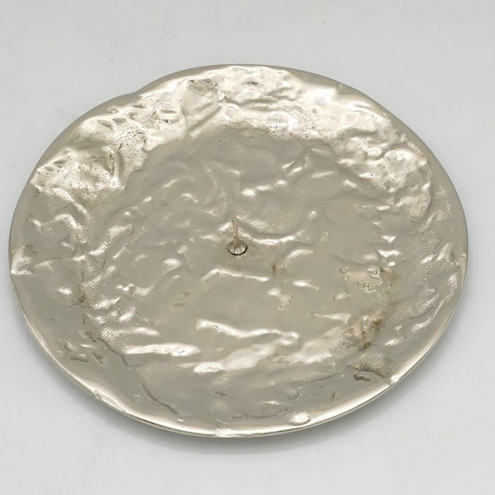 【现货】银色带尖烛台托盘-直径12.5厘米-抛光ND12,5 cm Catholic religious art