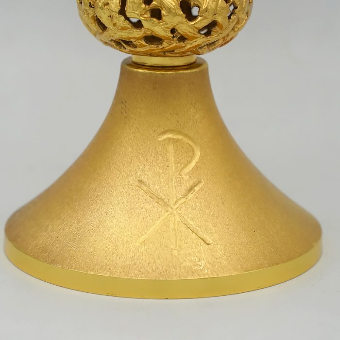 【现货】圣爵杯-金色- 口直径11.5cm-底11cm-高20.1cm Catholic religious art