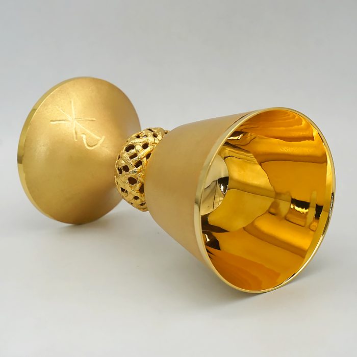 【现货】圣爵杯-金色- 口直径11.5cm-底11cm-高20.1cm Catholic religious art