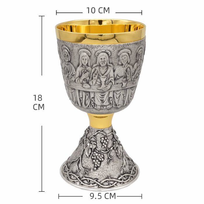 【现货】圣爵杯-口直径10cm-底9.8cm-高18cm Catholic religious art