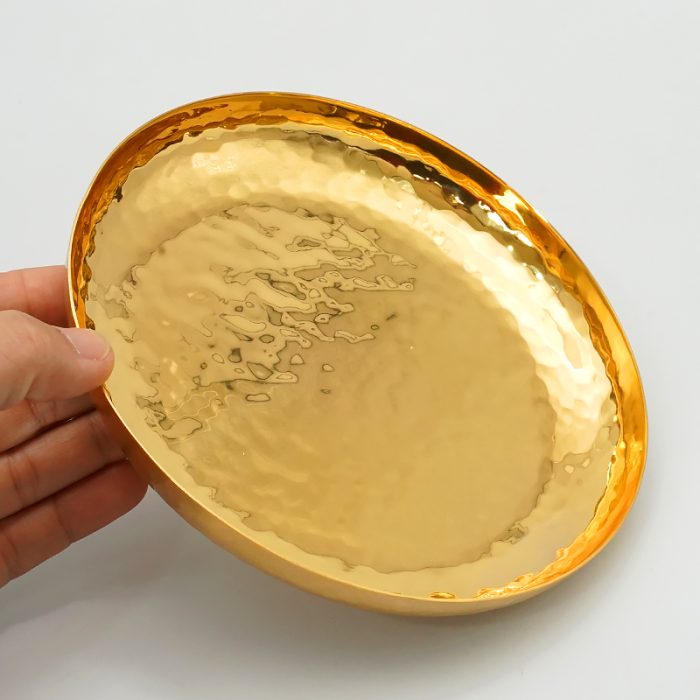 【现货】托盘圣体盒-金色- 直径16cm Catholic religious art