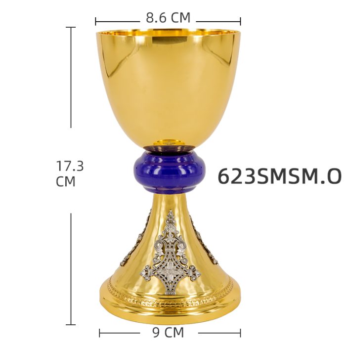 【现货】圣爵杯-金色-直径8.6cm-高17.3cm Catholic religious art