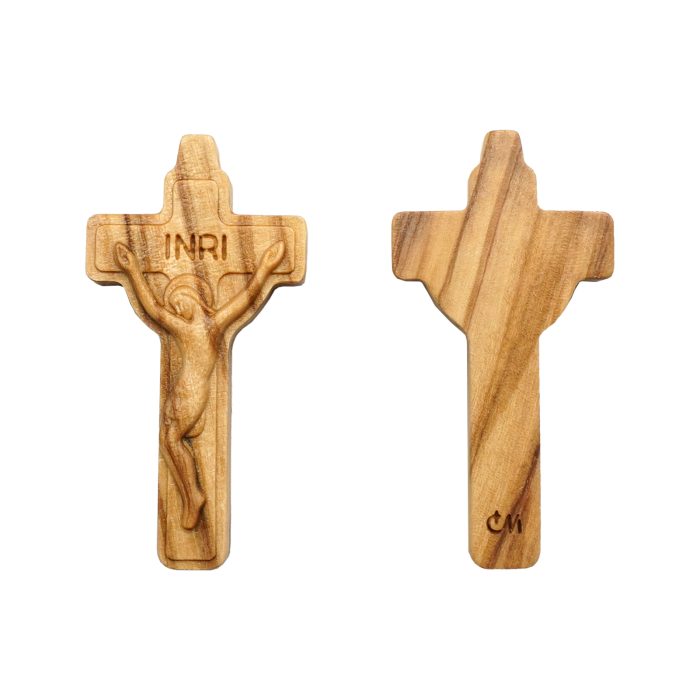 DIY十字架-黑檀紫檀橄榄木-4.5x2.4cm Catholic religious art