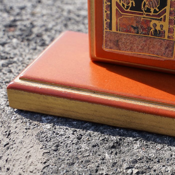 圣达勉十字架木制-带底座-28x19cm Catholic religious art