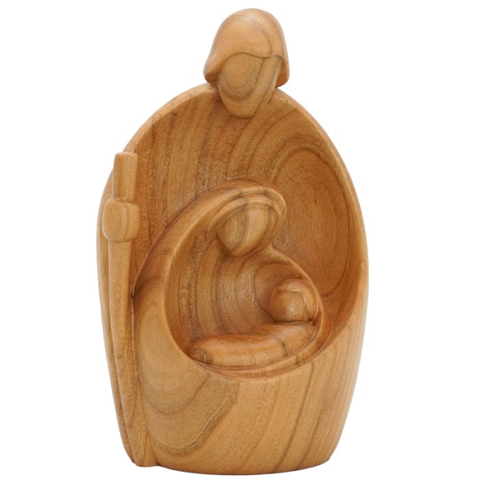 【现货】木雕-圣诞抽象款-樱桃木-光滑 Catholic religious art