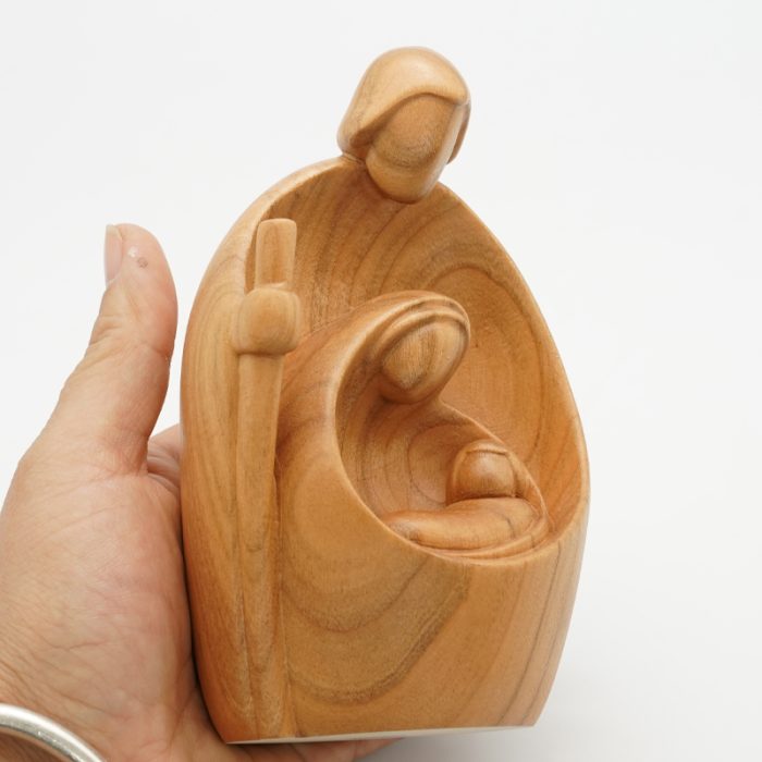 【现货】木雕-圣诞抽象款-樱桃木-光滑 Catholic religious art