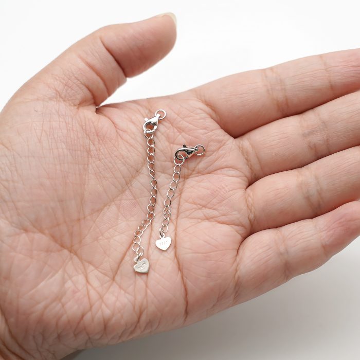 DIY-龙虾扣-925银-银色-带延长链3cm/5cm Catholic religious art