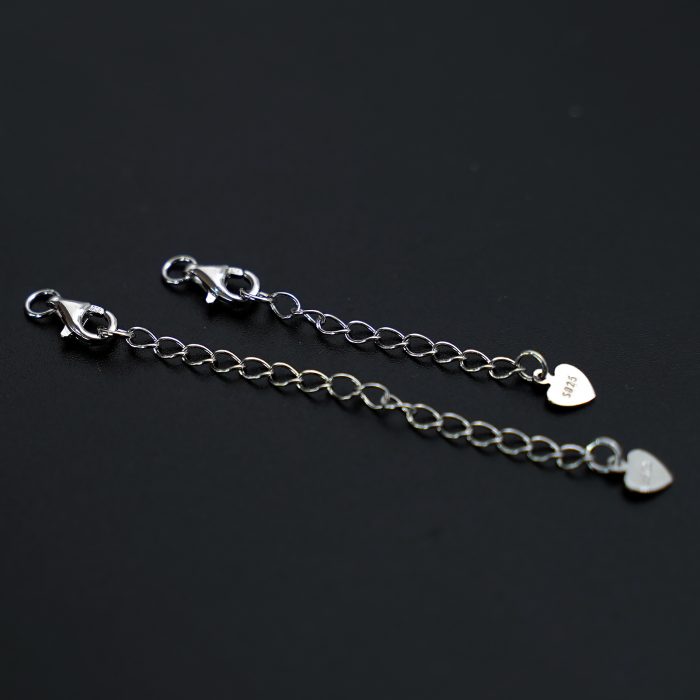 DIY-龙虾扣-925银-银色-带延长链3cm/5cm Catholic religious art