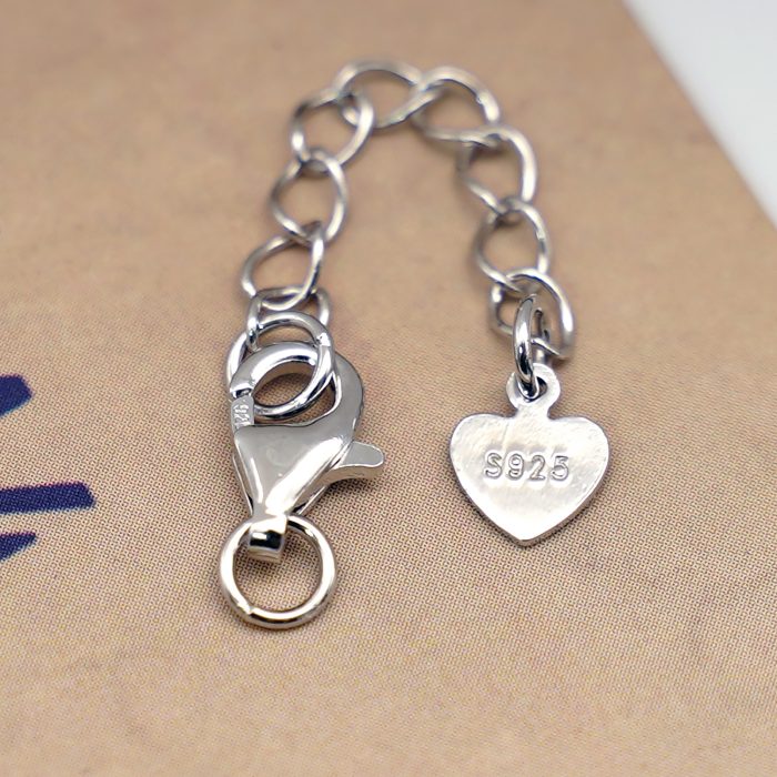 DIY-龙虾扣-925银-银色-带延长链3cm/5cm Catholic religious art