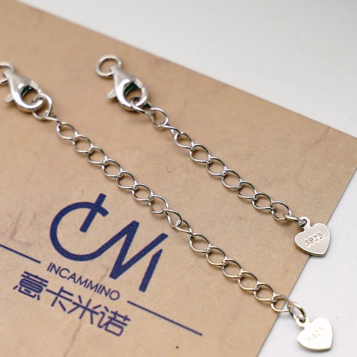 DIY-龙虾扣-925银-银色-带延长链3cm/5cm Catholic religious art